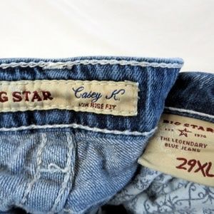 Women's Big Star Casey K Low Rise Fit Jeans 29XL